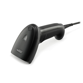 Проводной сканер штрих-кода MERTECH 2220 P2D USB, USB эмуляция RS232, black картинка от магазина Кассоптторг