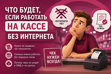 Что будет, если работать на кассе без интернета