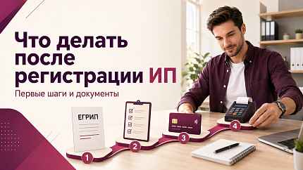 Что делать после регистрации ИП: первые шаги, какие документы получать