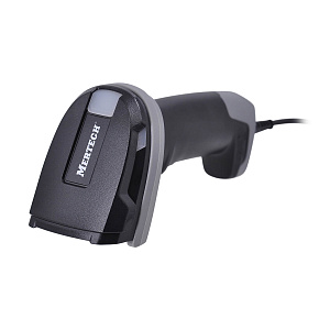 Проводной сканер штрих-кода MERTECH 2425 HR Ai 2Core XLaser USB, эмуляция RS232 Black картинка от магазина Кассоптторг