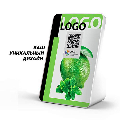 Дисплей QR кодов Mertech Full (с нанесением вашего дизайна)                                        