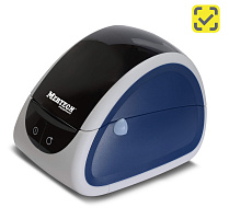 Термопринтер самоклеящихся этикеток MERTECH LP58 EVA RS232-USB White & blue картинка от магазина Кассоптторг